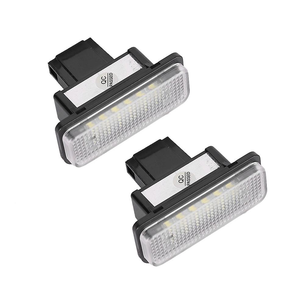 Pair Of Led License Number Plate Light Lamp Fit For Mercedes Benz S203 Estate W211 C219 R171