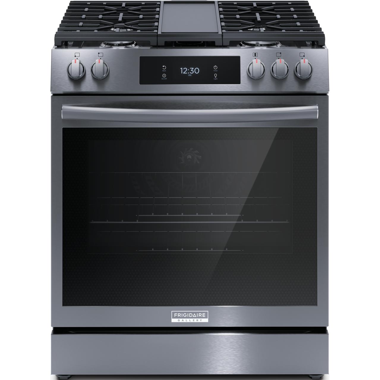 Frigidaire Gallery 30-inch Gas Range with Convection Technology GCFG3060BD