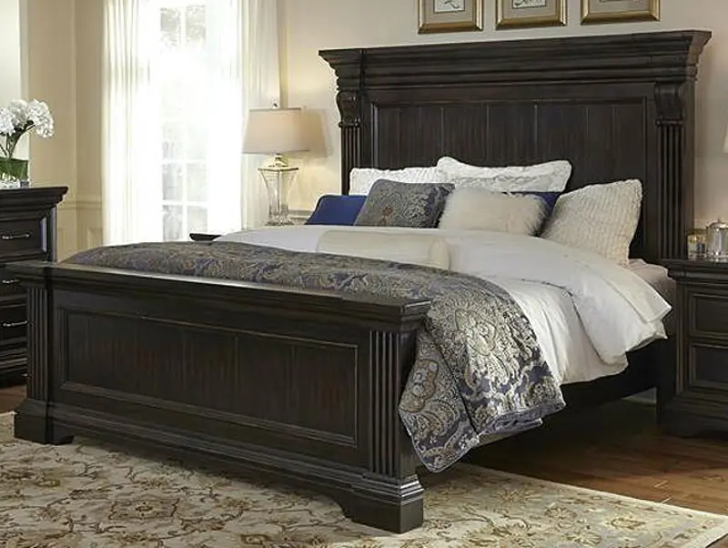 Caldwell Dark Brown Queen Bed