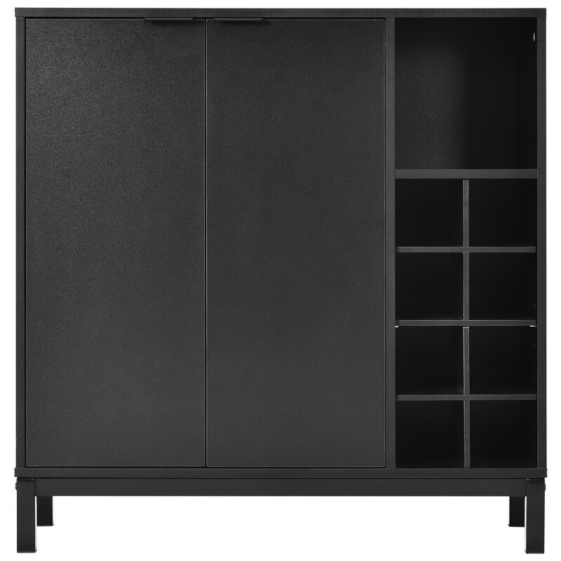 34'' Sideboards and Buffets with Storage  Coffee Bar Cabinet Wine Racks Storage