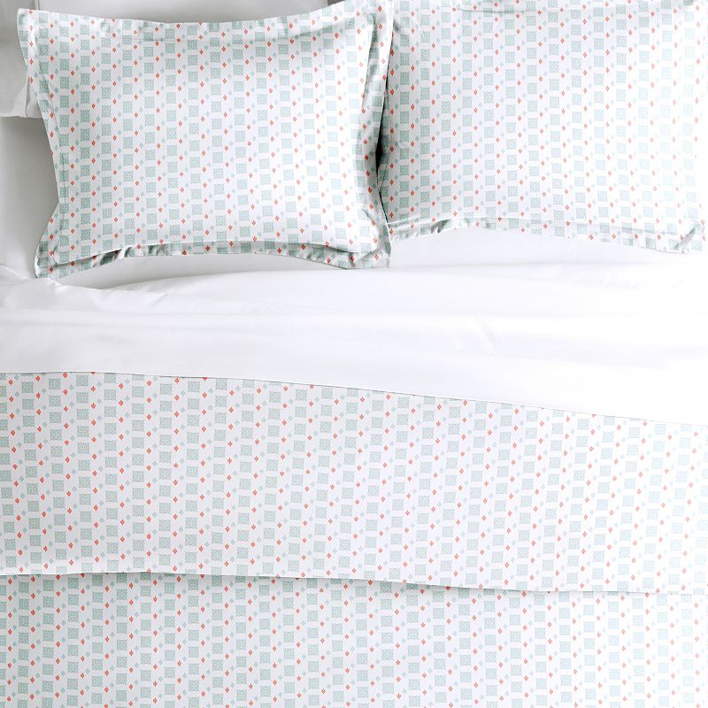 Urban Loft's Classic Essential Patterns Duvet Cover Bed Set with Shams