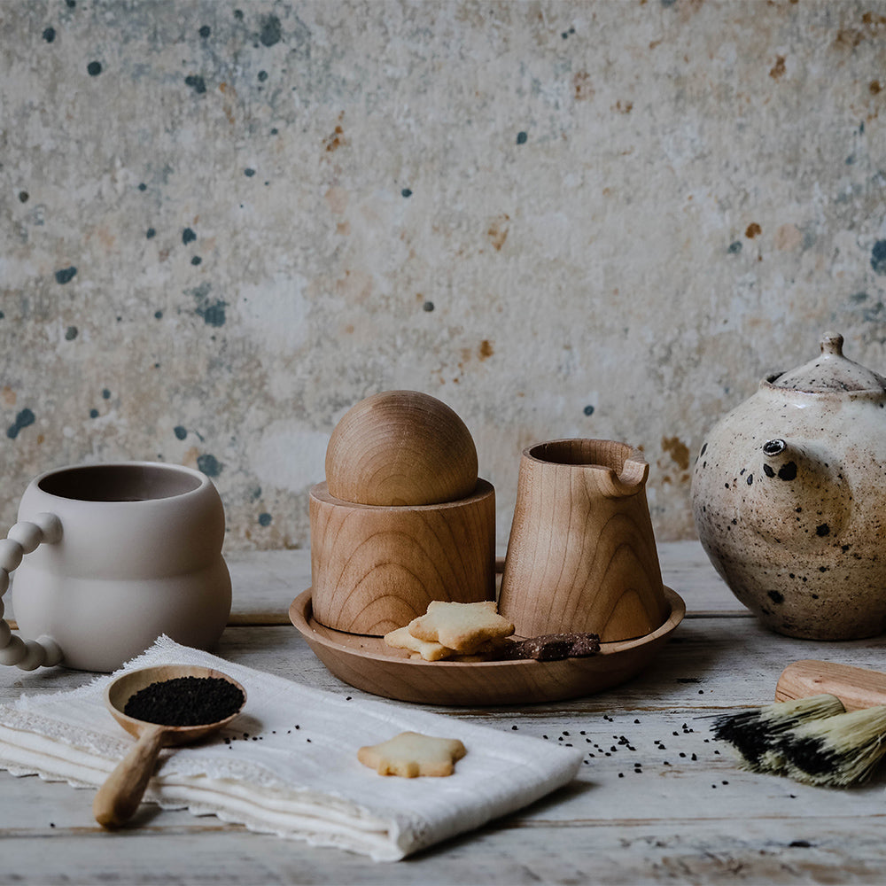 Wooden Tea Set