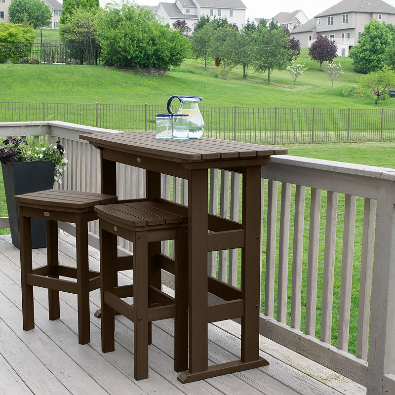 highwood Lehigh 3-Piece Bar-Height Balcony Set