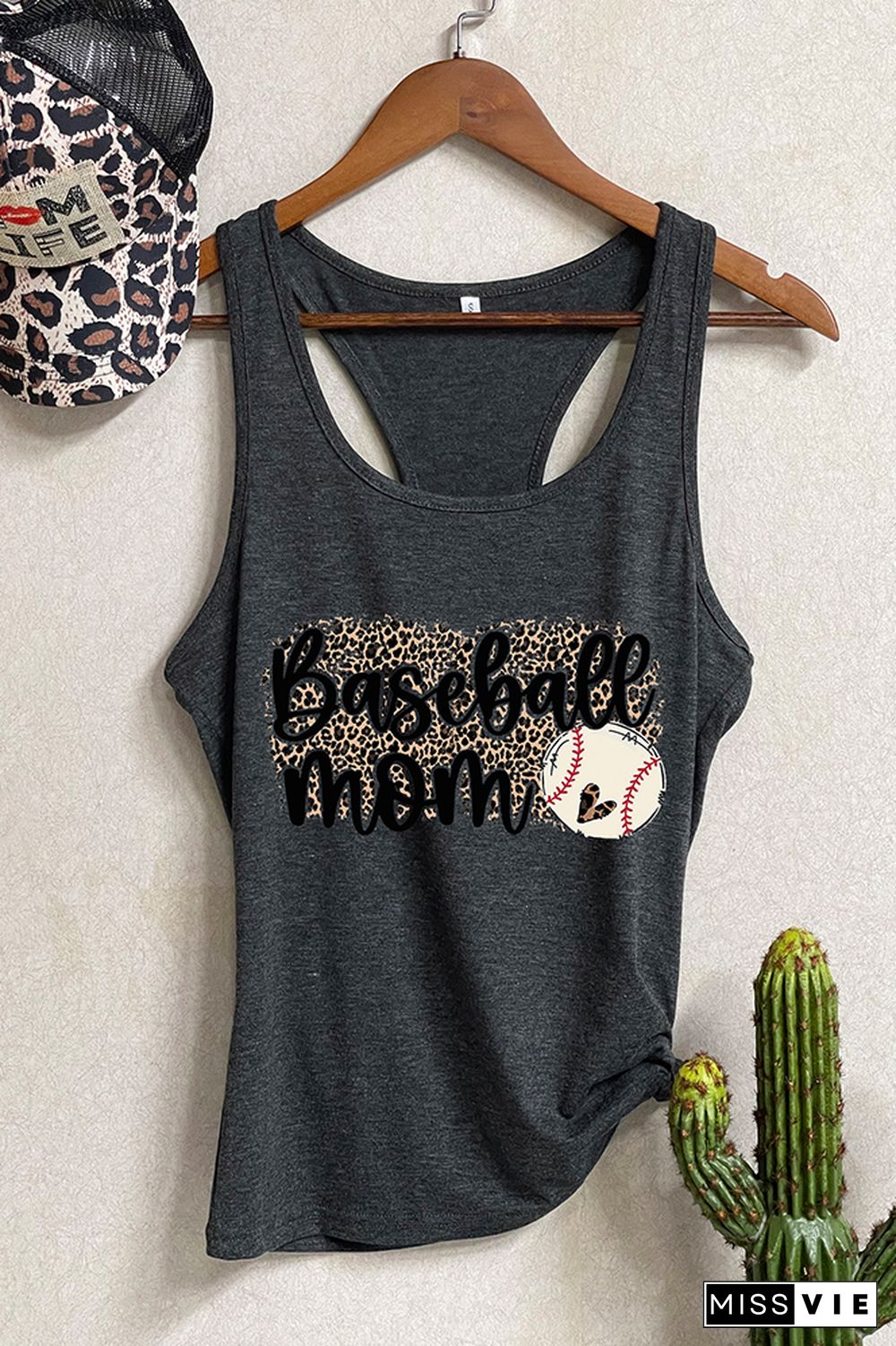 Baseball Mom Sleeveless Tank Top Wholesale