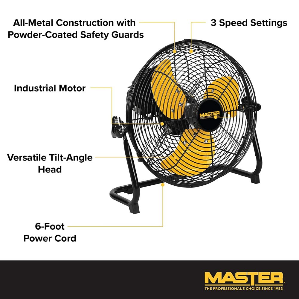 Master Floor Fan High Velocity Direct Drive 12