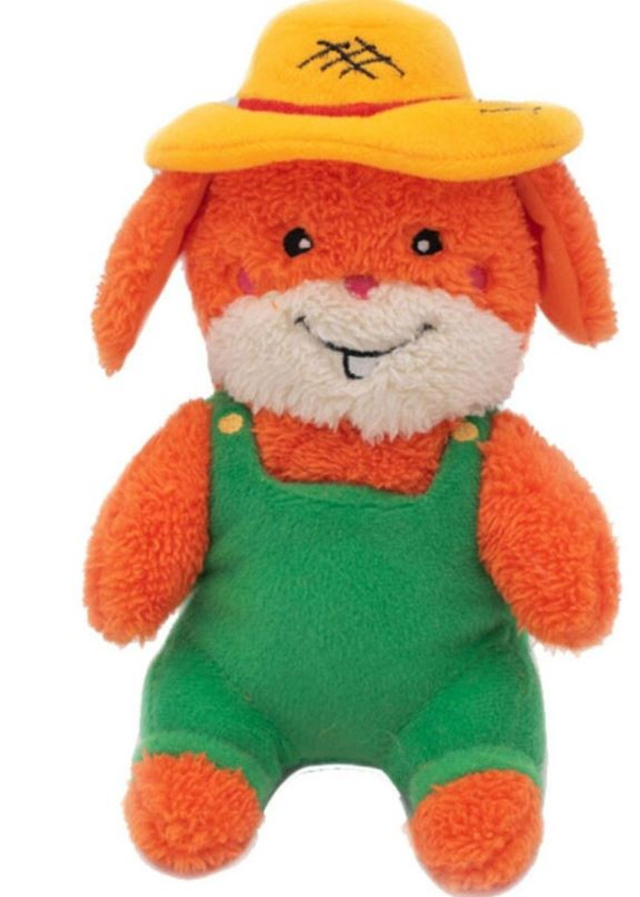 Zippy Paws Garrett the Gardener Plush Dog Toy