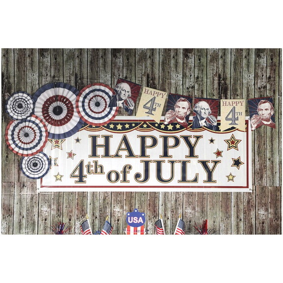 Beistle 59968 4th Of July Sign Banner  indoor   ou...