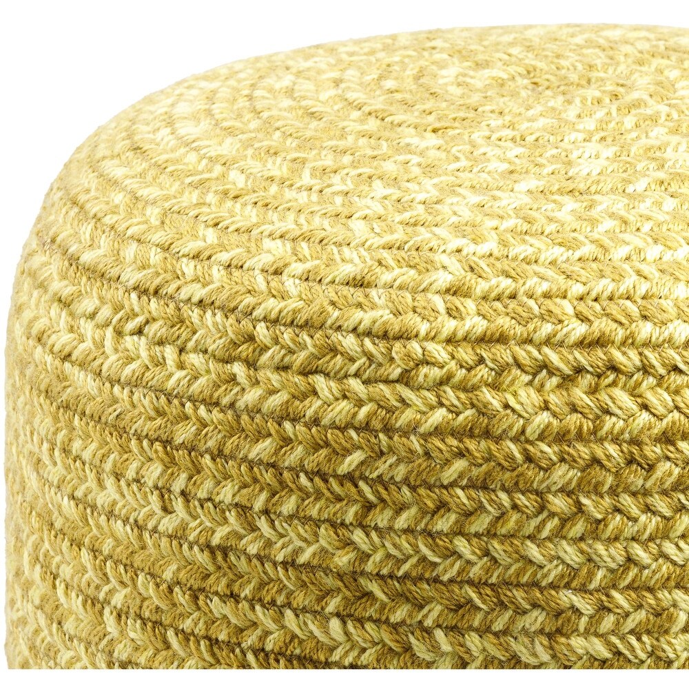 Artistic Weavers Entwined Modern   Contemporary Solid Color Pouf