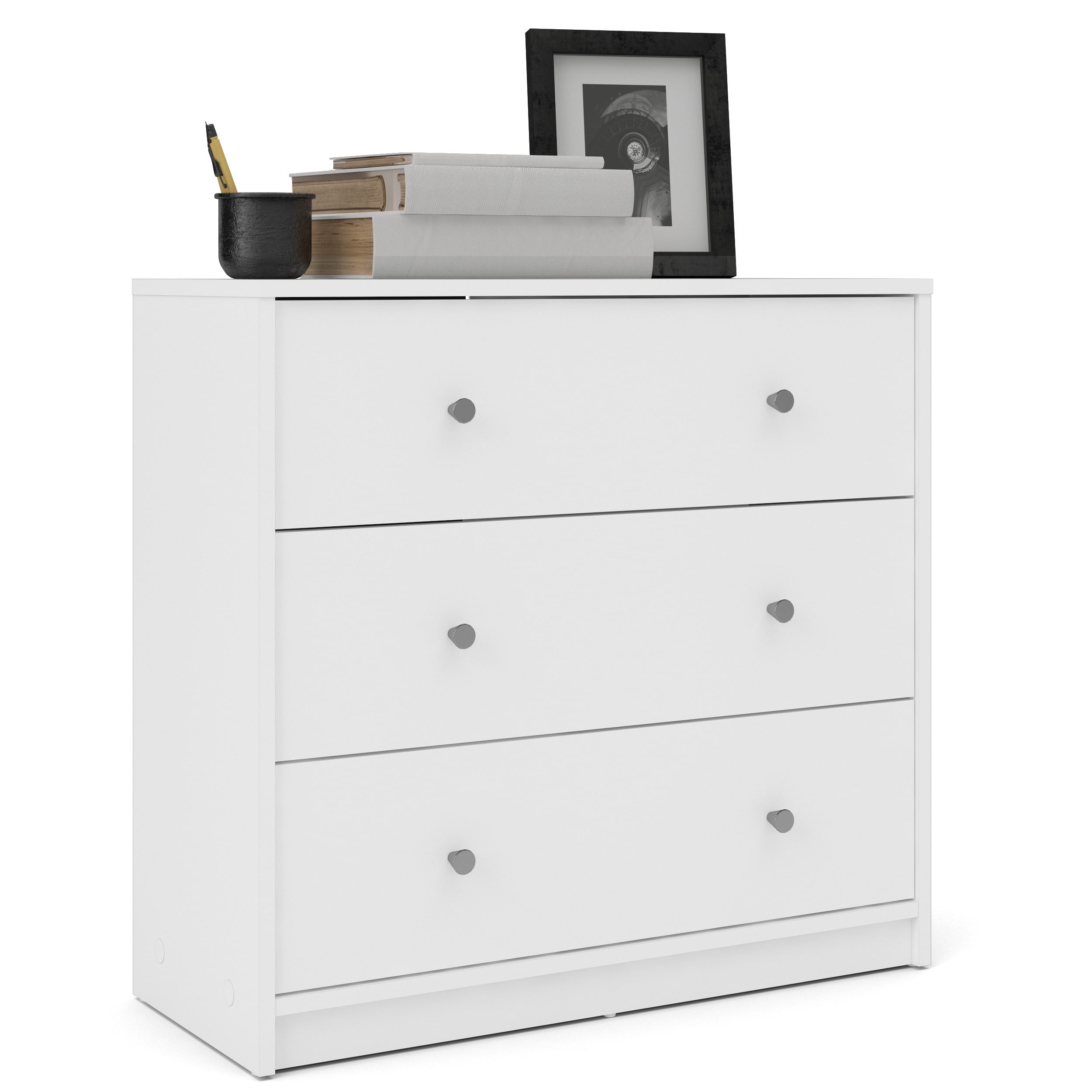 Studio 3 Drawer Dresser, White