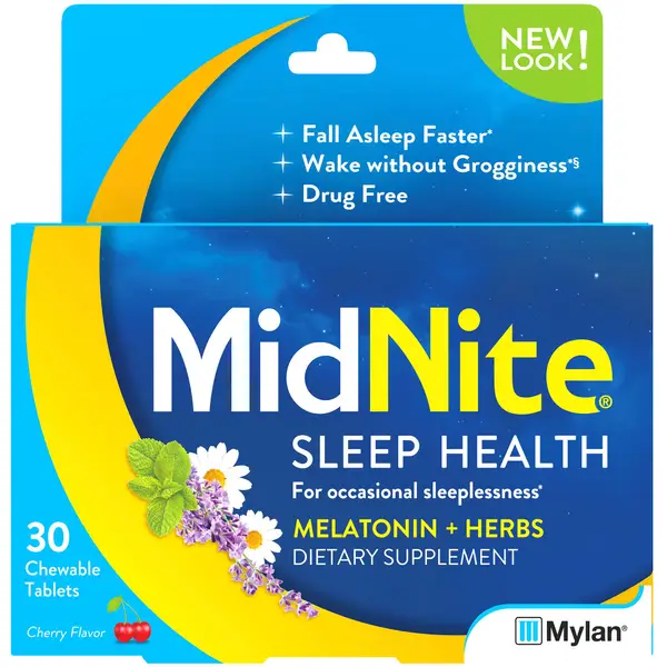 MidNite Sleep Health Chewable Tablets