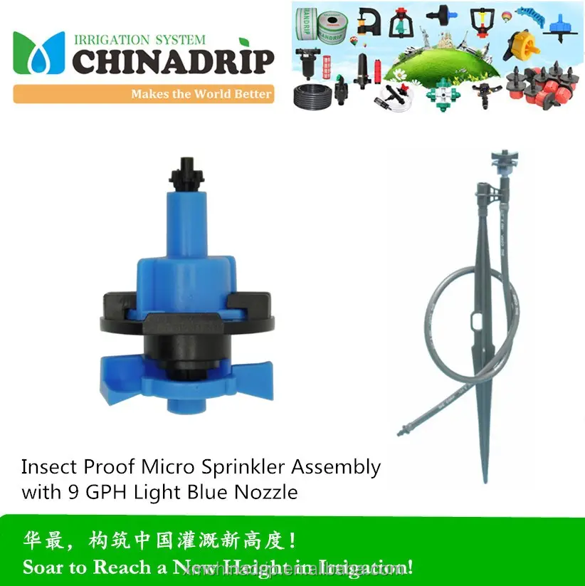 Drip irrigation water system Dynamic Mini Sprinkler with Stake Assembly water system