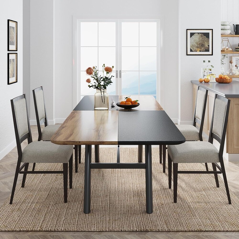 70.86 inch Dining Table for 6 to 8 People