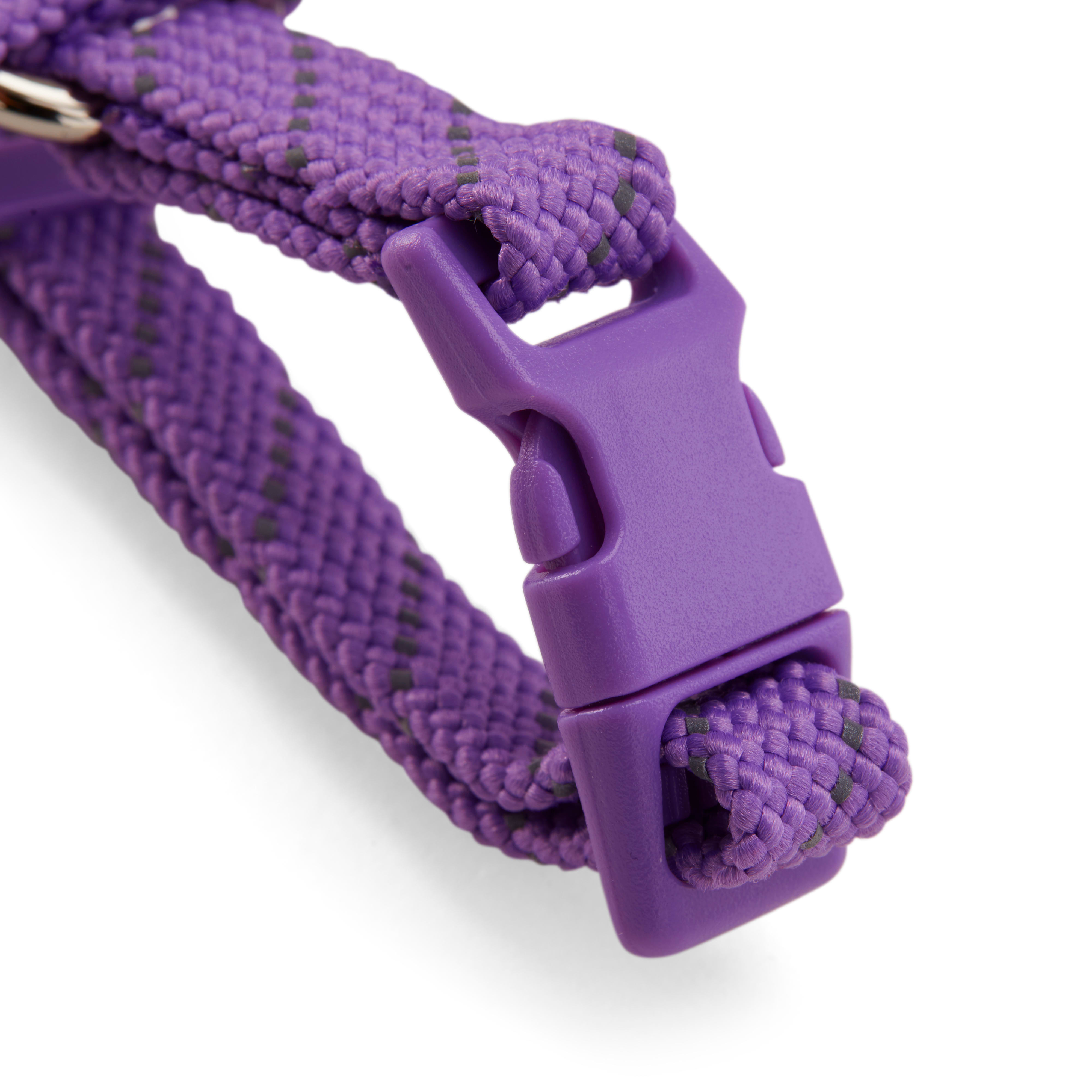 YOULY The Protector Lavender Reflective Kitten Harness  Leash Set