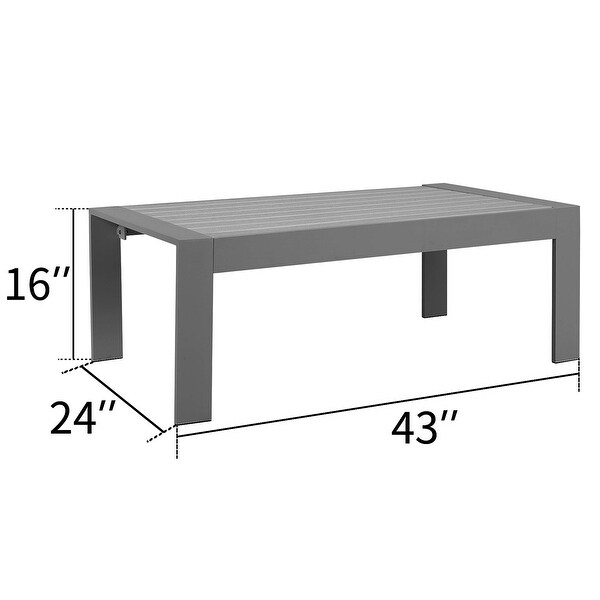 Royalcraft Aluminum Outdoor Coffee Table