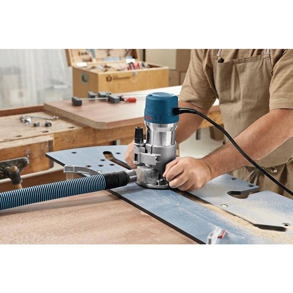 Bosch 1617EVSPK 12 Amp 2-1/4 in. Corded Peak Variable Speed Plunge and Fixed Base Router Kit with Hard Case