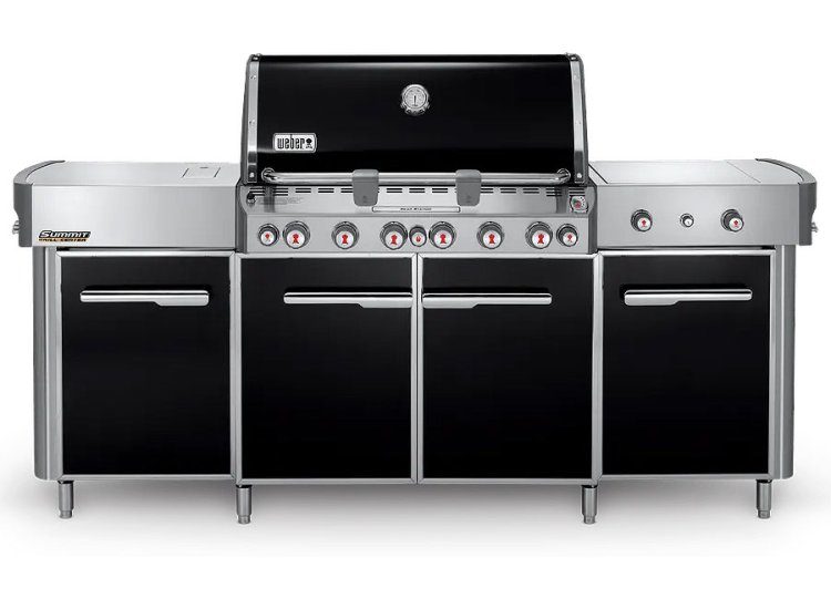 Weber Summit Black Natural Gas Grill Center