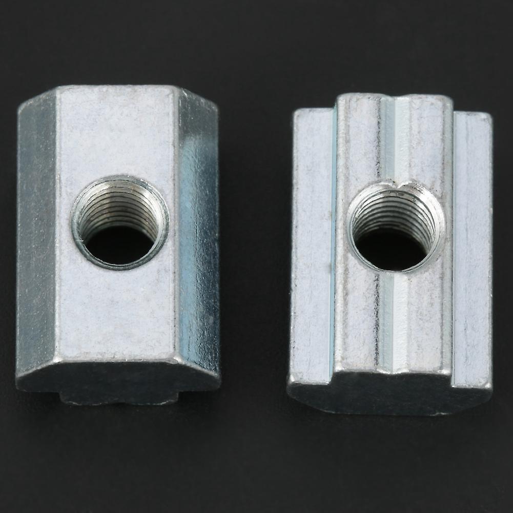 Zinc Plated Carbon Steel Sliding T slot Nut for Aluminum Profile Accessories (M6)