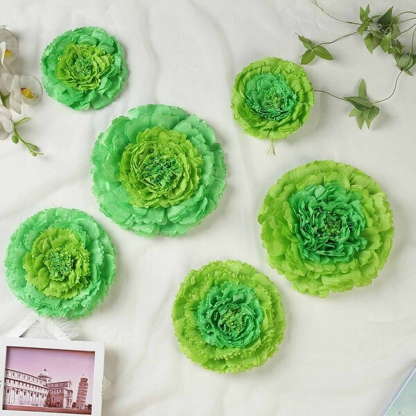 6Pcs Large Carnation Paper Flowers