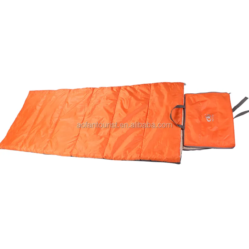 Outdoor Waterproof Double Warm Backpacking Camping High Quality Rectangle Light Sleeping Bag