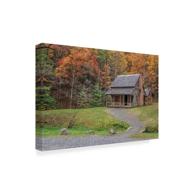 X 24 quot Smokies Cabin By Galloimages Online Trademark Fine Art