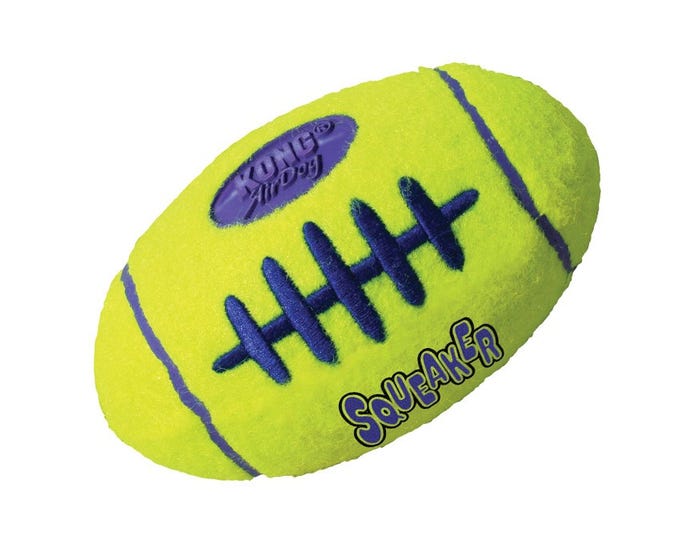 KONG AirDog Squeaker Football - Large ASFB1