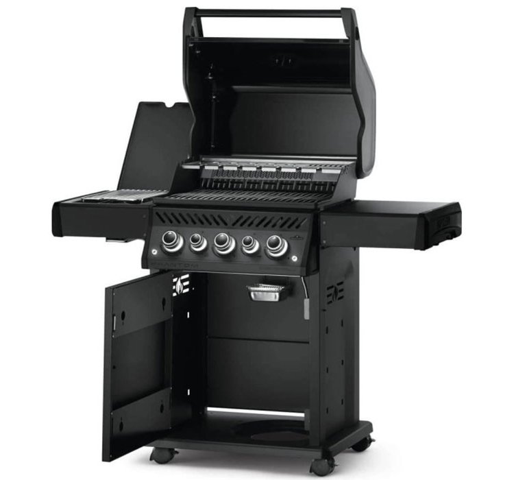 Napoleon Phantom Rogue SE 425 RSIB Natural Gas Grill with Infrared Side and Rear Burners in Matte Black