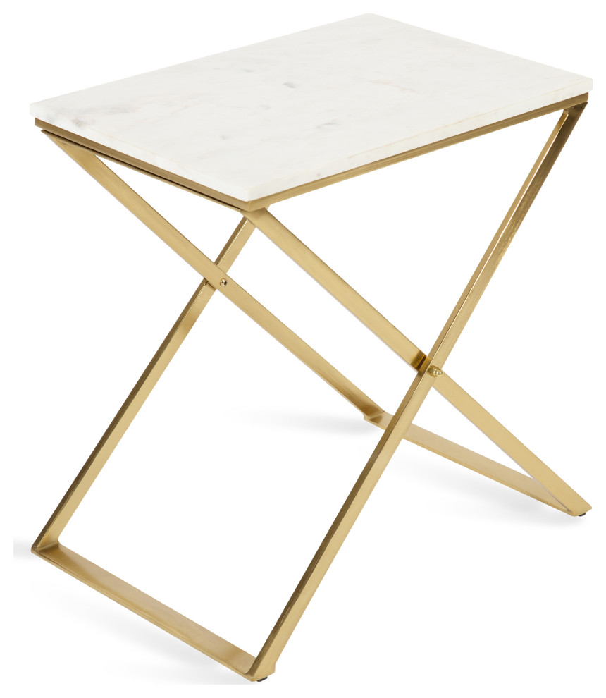 Laraway Folding Side Table   Contemporary   Side Tables And End Tables   by Uniek Inc.  Houzz