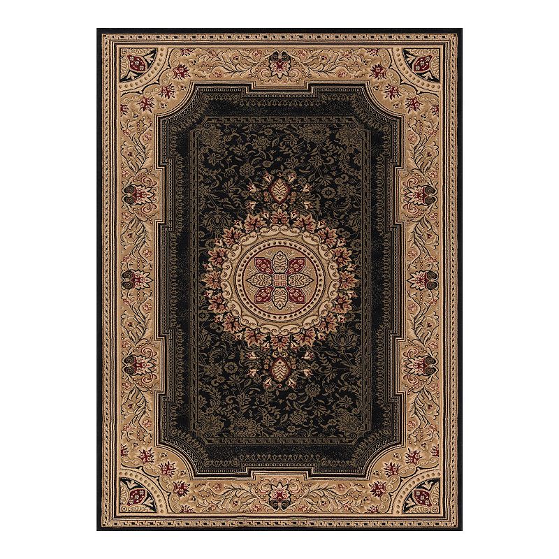 Merinos Chateau Floral Framed Rug