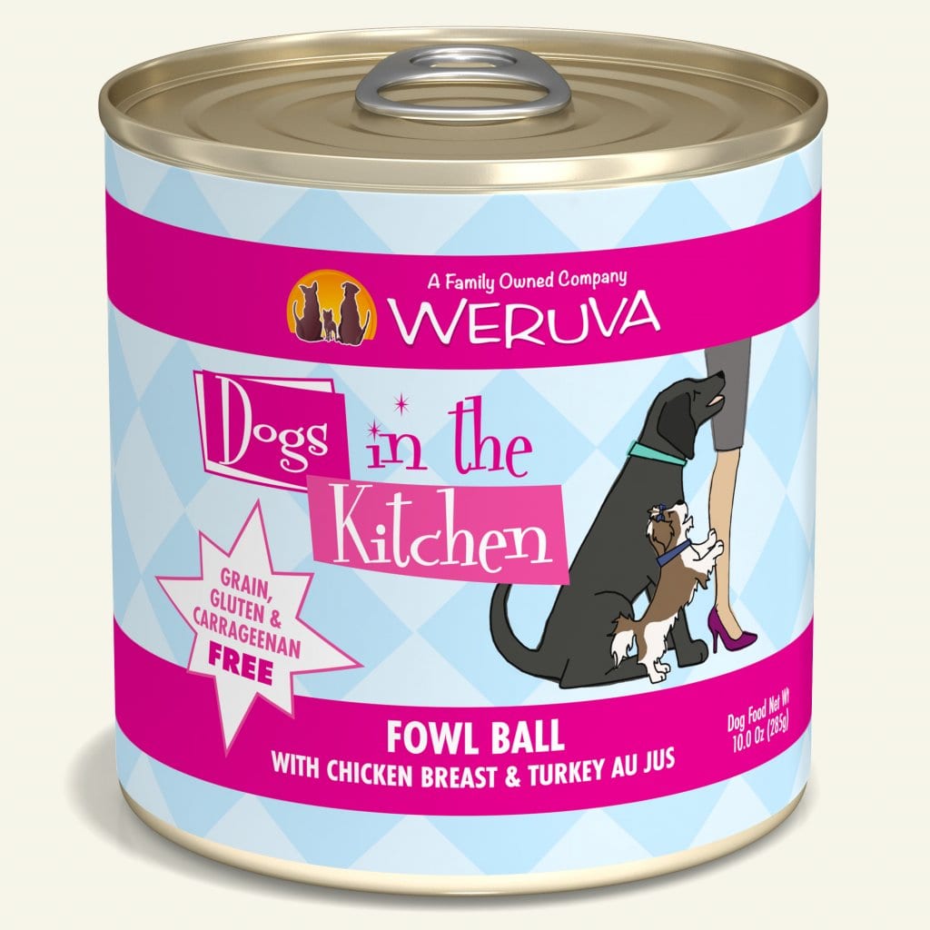 Dogs in the Kitchen Fowl Ball Can