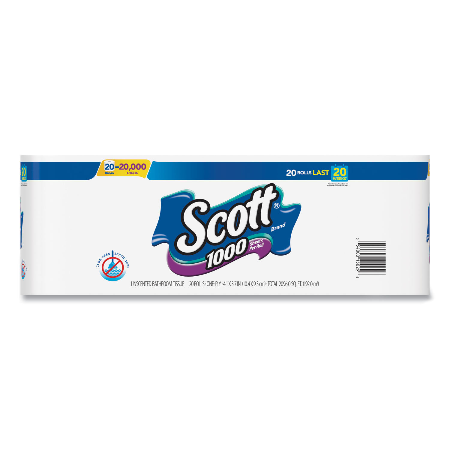 Standard Roll Bathroom Tissue by Scottandreg; KCC20032CT