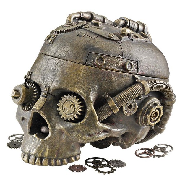 Design Toscano Steampunk Skull Containment Vessel