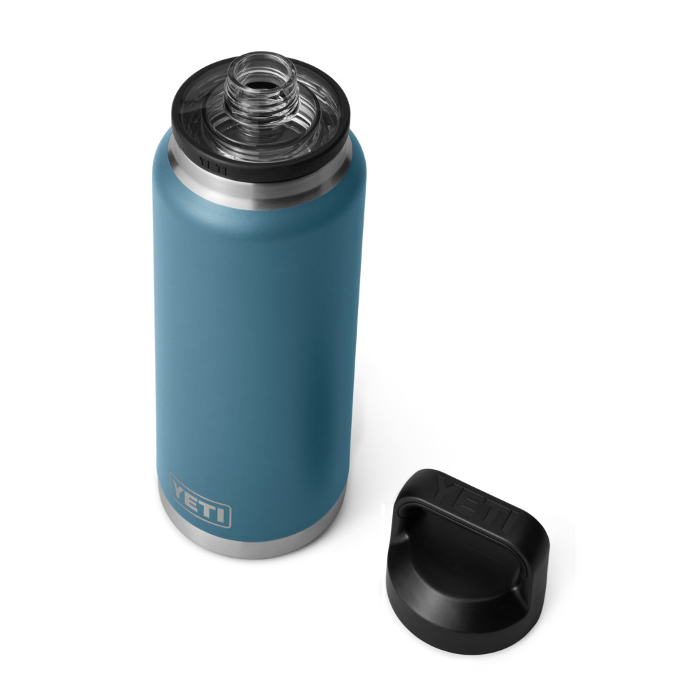 Yeti Rambler 36oz Bottle with Chug Cap Nordic Blue