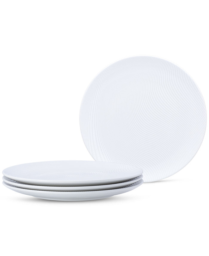 Noritake Dune Coupe Dinner Plates Set of 4