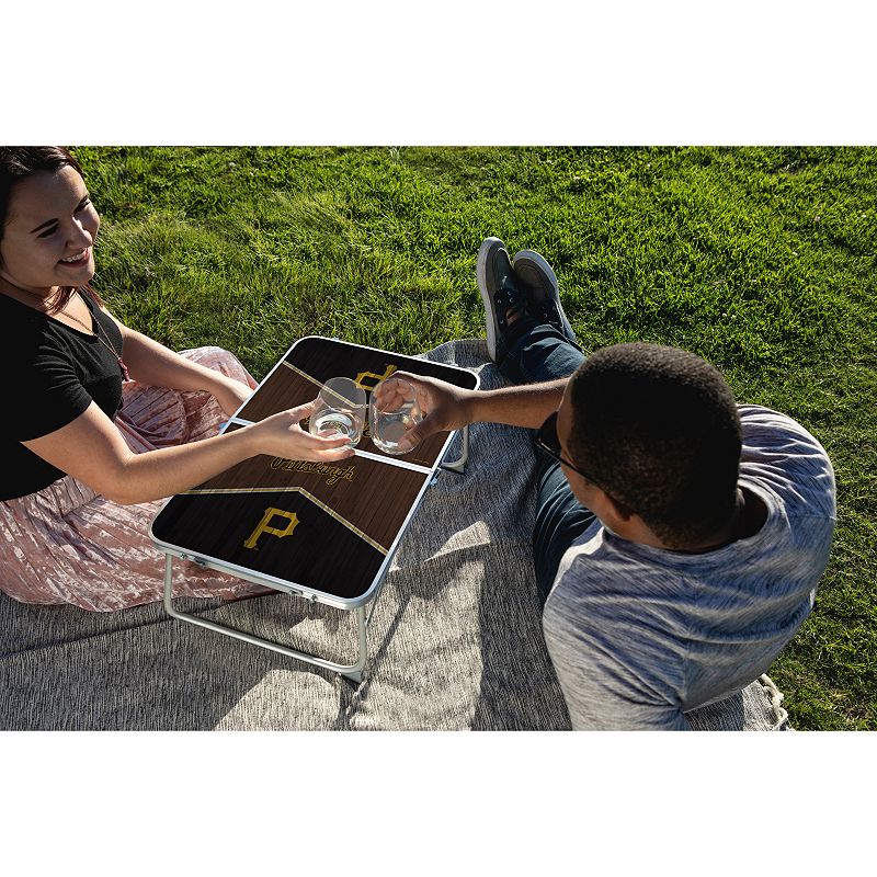 Picnic Time Pittsburgh Pirates Mini Folding Table