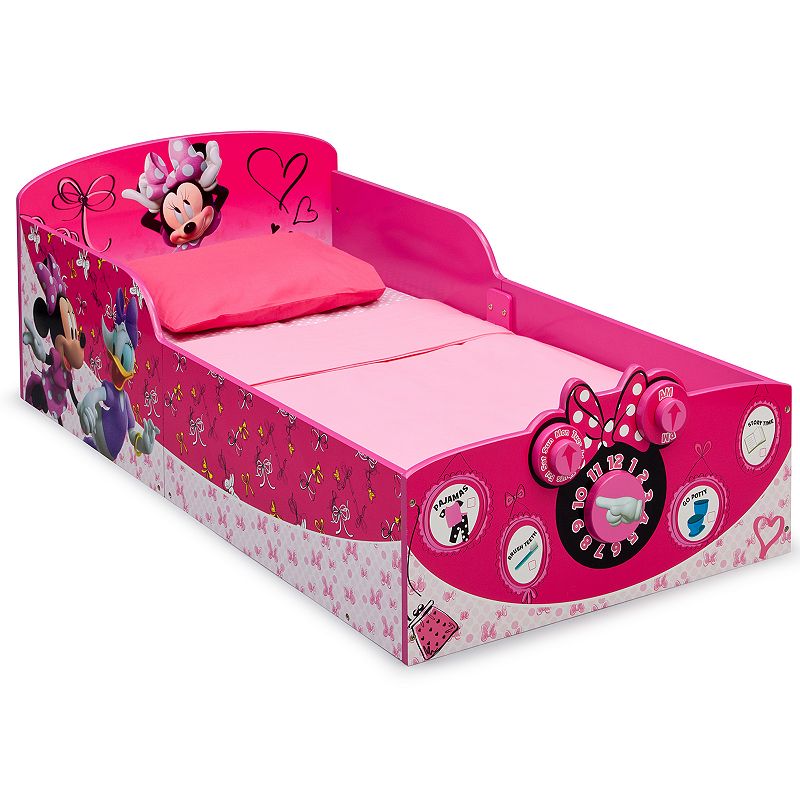 Disney's Minnie Mouse Interactive Wood Toddler Bed by Delta Children