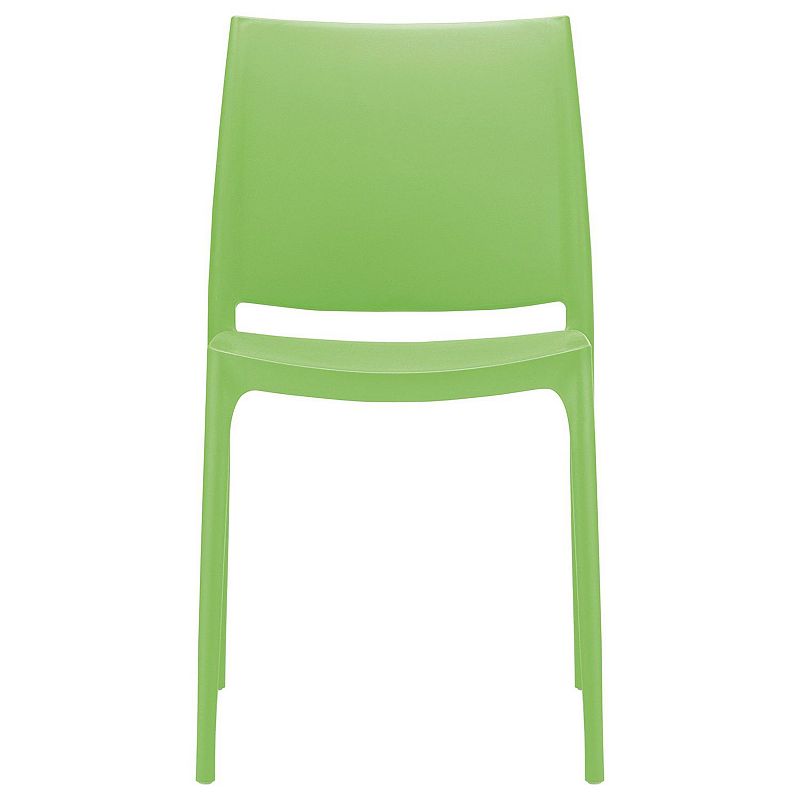 32 Green Outdoor Patio Solid Dining Chair