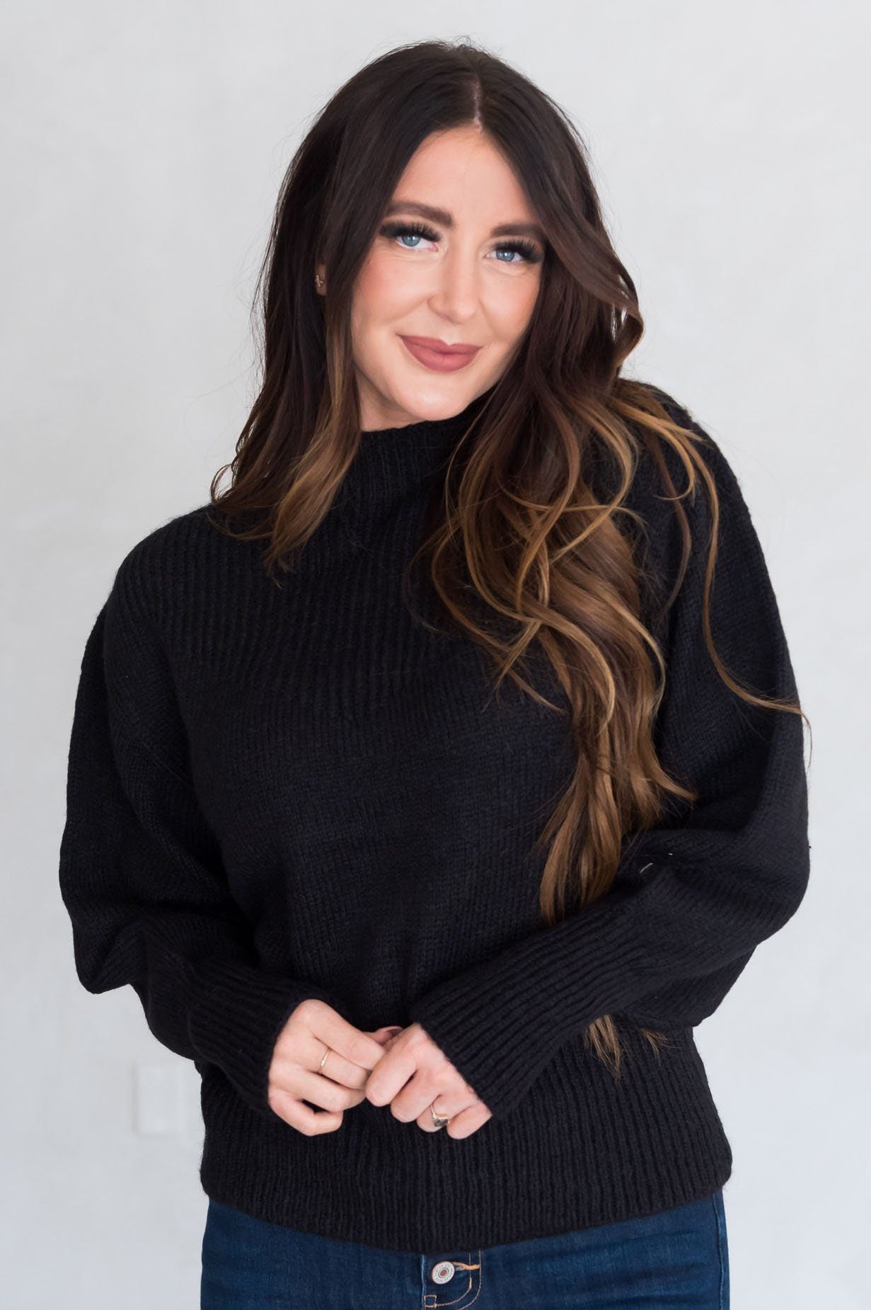 Trendy Basic Modest Turtleneck