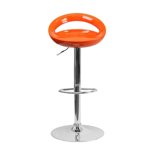 Plastic Adjustable Height Bar Stool