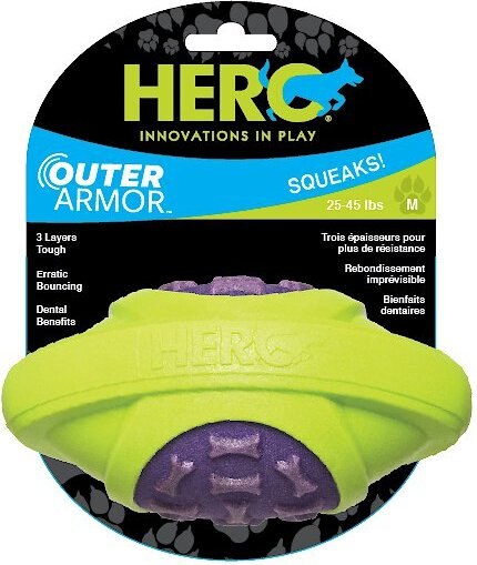 HeroDog Outer Armor Football Dog Toy