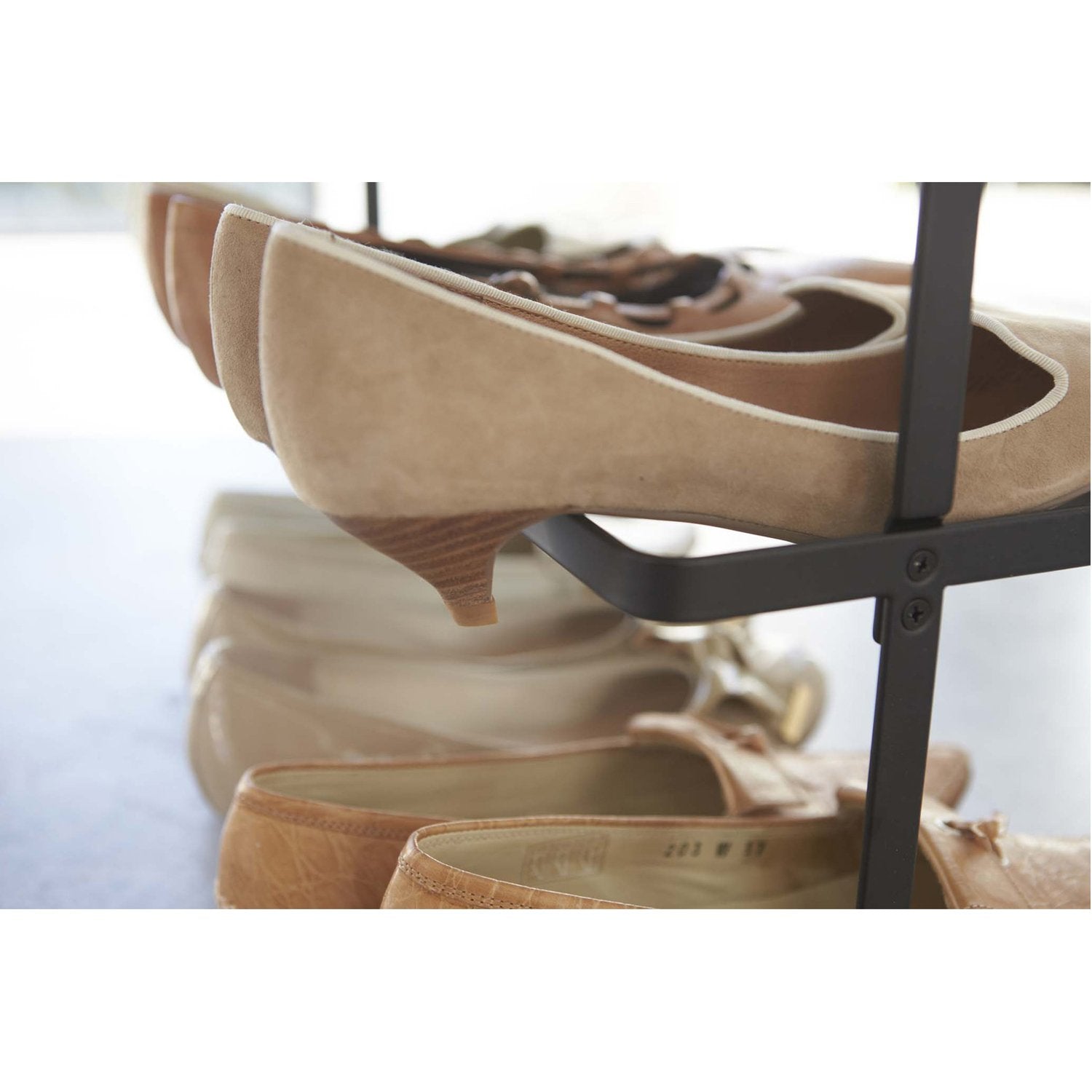 Tower 3-Tier Slim Portable Shoe Rack - Wide in Various Colors