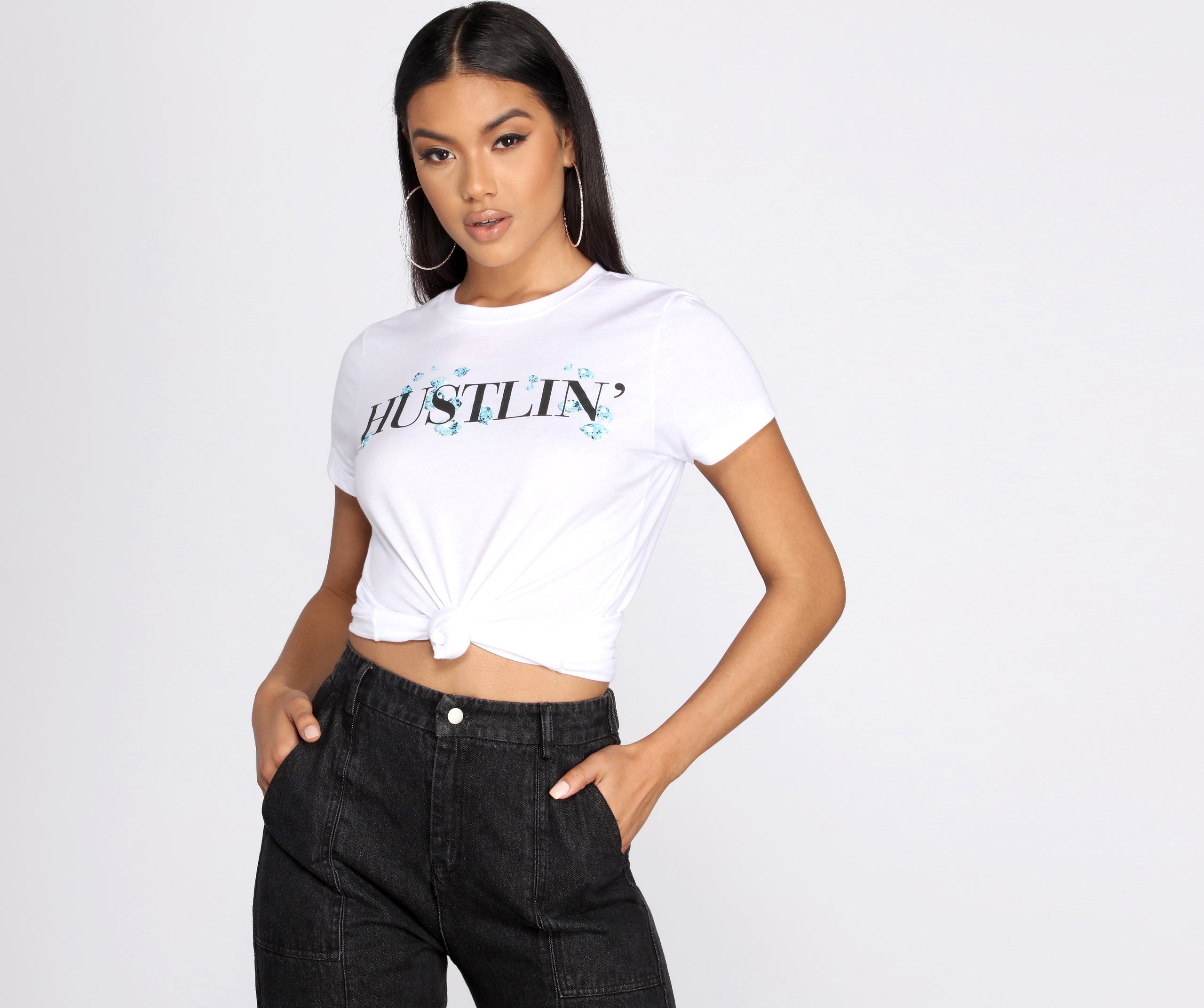 Hustlin' Diamond Tee