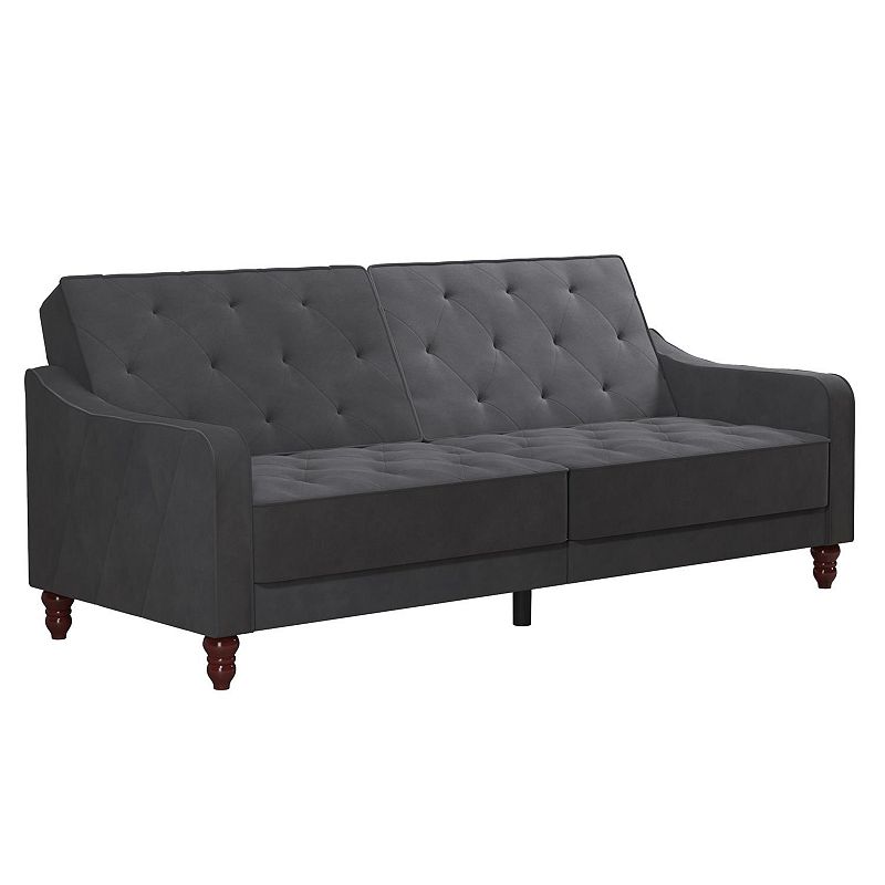 Novogratz Vintage Tufted Split Back Futon