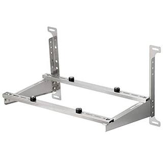 TURBRO Stainless Steel Foldable Wall Mount Bracket Support Condenser up to 600 lbs (7000-36000 BTU) 1 Pair ACS-740L