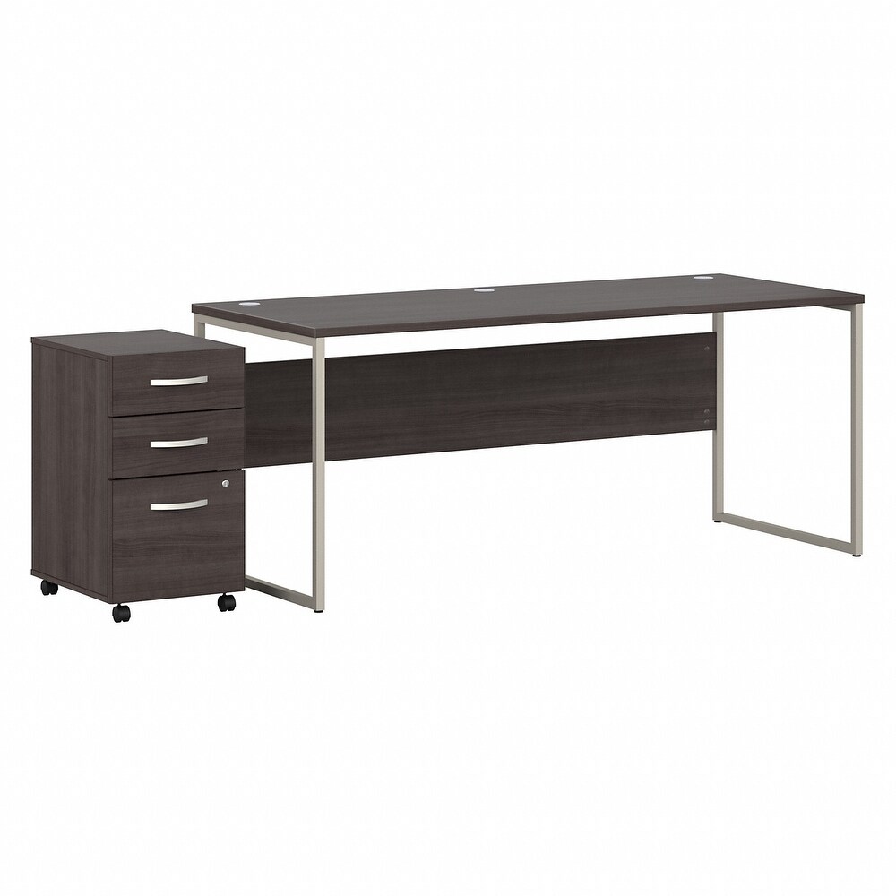 Hybrid 72W x 30D Computer Desk with Drawers by Bush Business Furniture