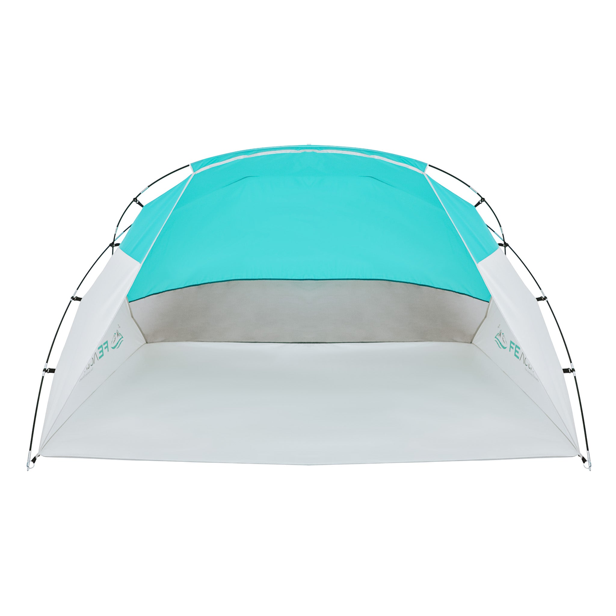 FE Active Pop Up Beach Shelter - Easy Set up Family Beach Tent Outdoor Sun Shelter Half Dome Canopy Tent Adults and Kids Sun Shade for Camping， Hiking， Travel， Backpacking | Designed in California， USA