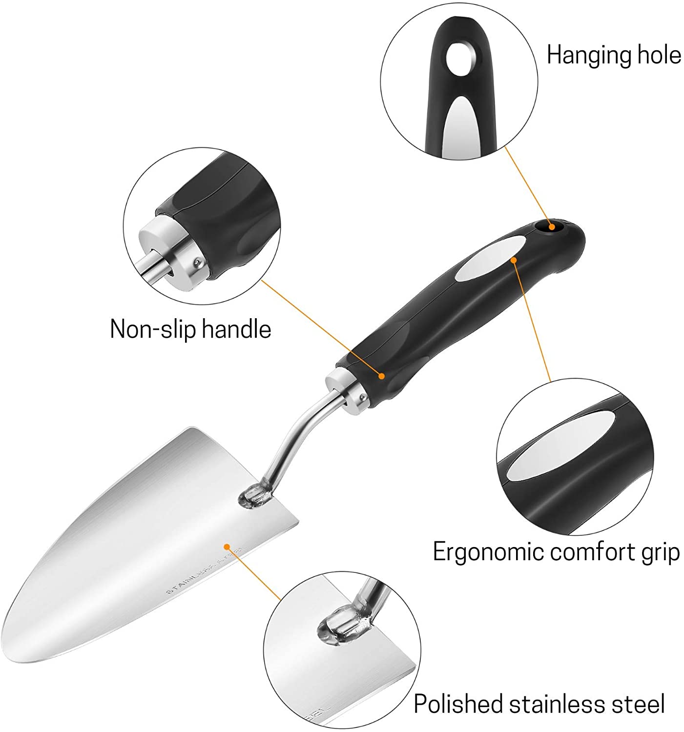 Mr. Pen- Trowel, Garden Trowel, Stainless Steel, Small Shovel, Heavy Duty, Rust Resistant, Garden Shovel, Hand Shovel, Garden Spade, Gardening Shovel, Trowel Garden Tool, Hand Trowel, Potting Shovel