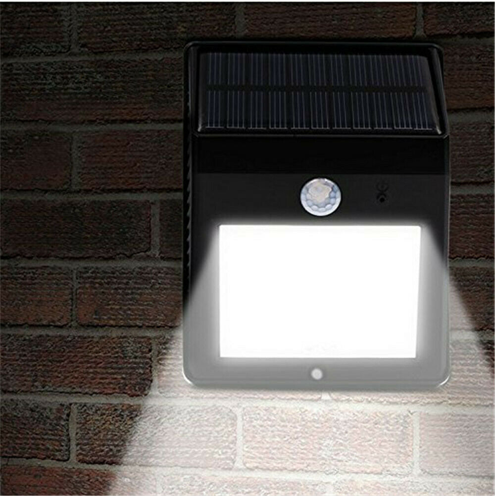 20 LED Solar Power PIR Motion Sensor Wall Light Outdoor Waterproof Garden Lamp