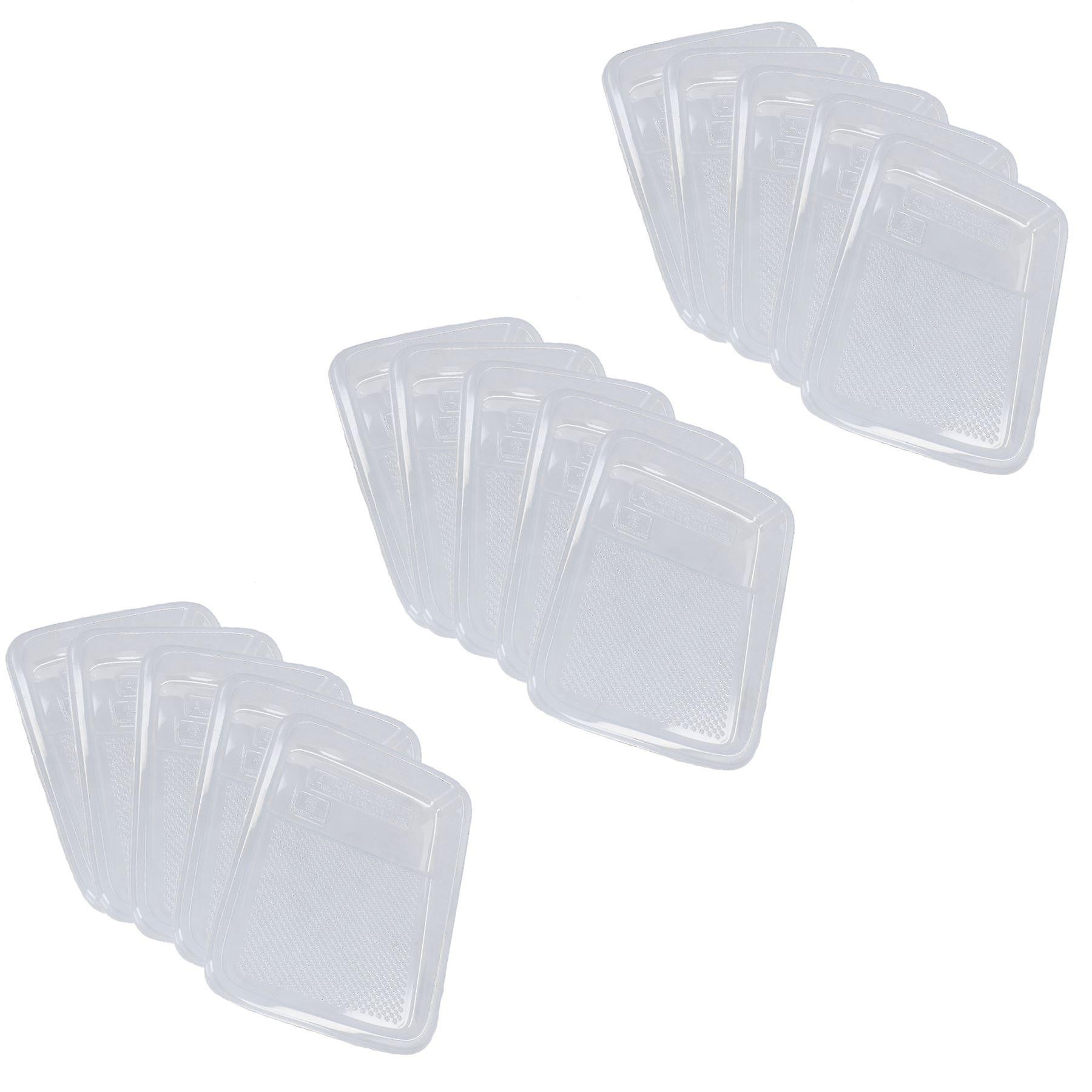 Clear Plastic Disposable Roller Tray Liners for 230mm / 9” Roller Trays 15pk