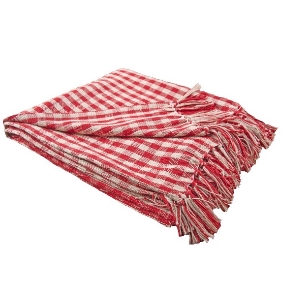 X 60 quot Gingham Check Throw Blanket Collection