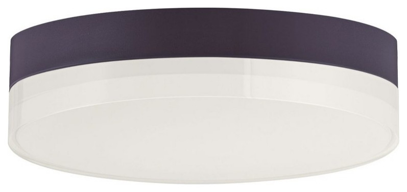 Maxim Lighting 57682CLFTBZ Illuminaire II   7 quot15W 1 LED Round Flush Mount   Transitional   Outdoor Flush mount Ceiling Lighting   by 1STOPlighting  Houzz